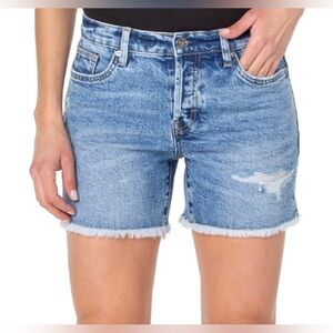 ❤️❤️Earnest Sewn Women's Cutoff Denim Shorts Blue